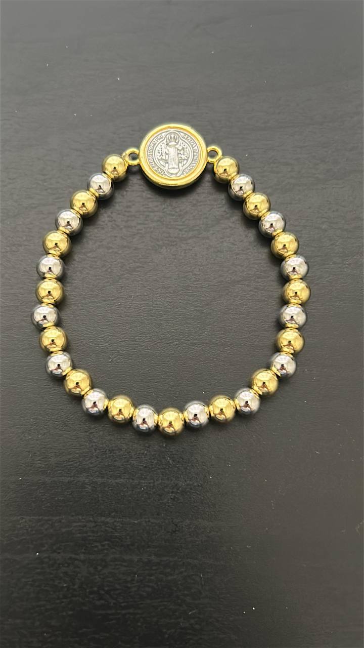 Saint Benedict Bicolor Bracelet