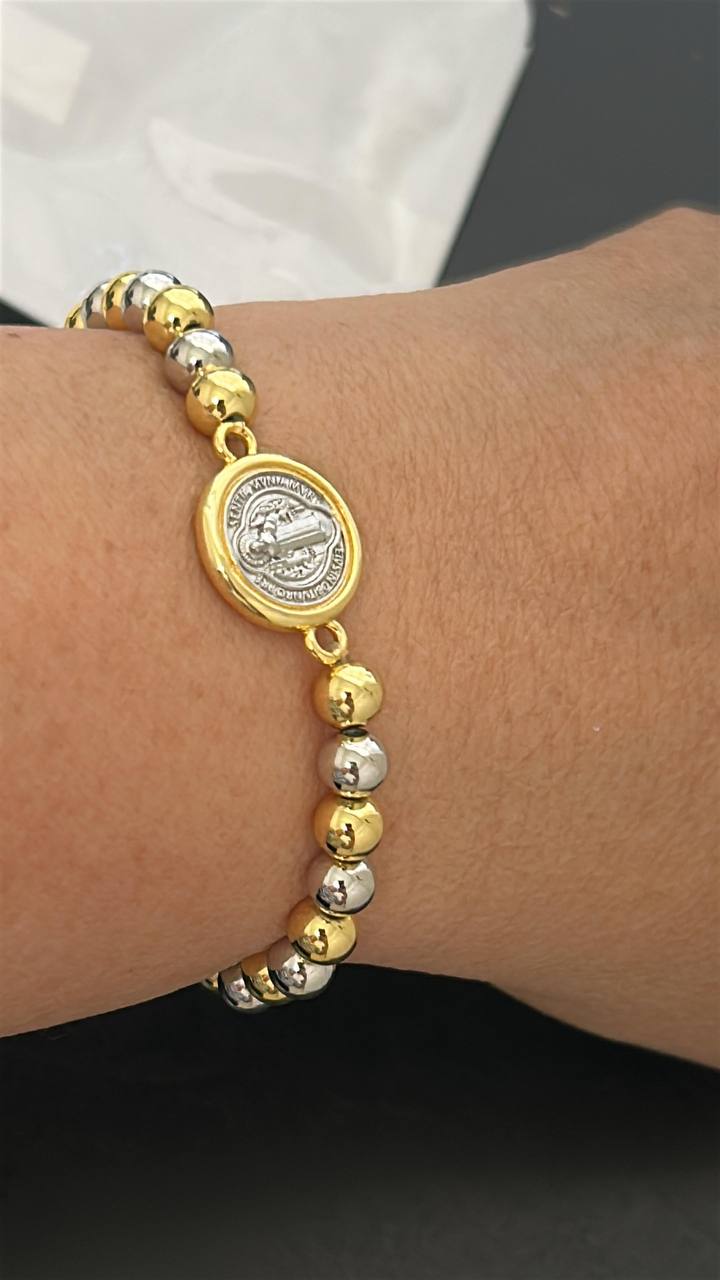 Saint Benedict Bicolor Bracelet